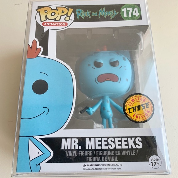 Funko POP RARE Rick and Morty #174 MR. MEESEEKS